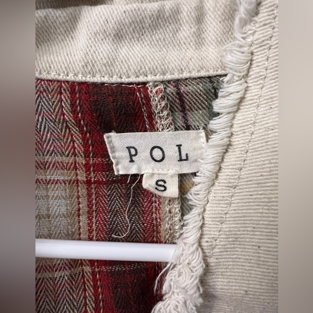 Patchwork Frayed Flannel Size S - image 3
